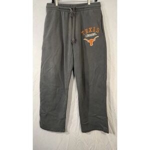 Texas Longhorns Sweatpants Drawstring Men's Xl Gray With Logo Lounge Activewear